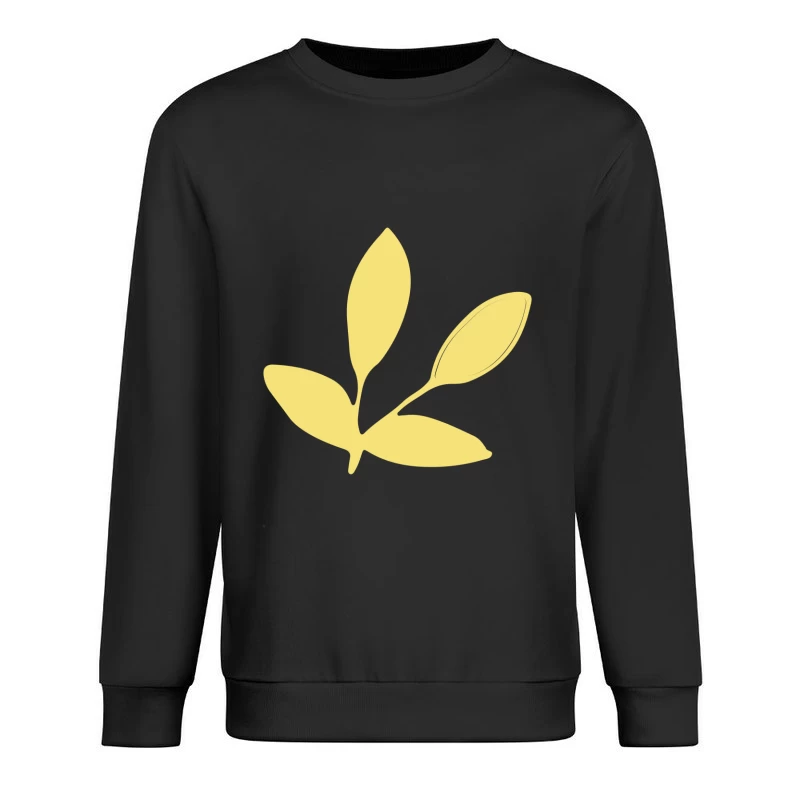 Silhouette de Feuille Minimaliste Homme Sweat-shirt à enfiler
