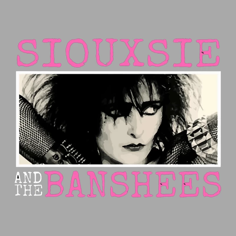 Siouxsie and the Banshees Gothic Punk Album Cover Male Pullover Hoodie