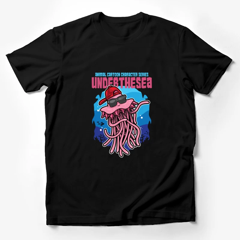 Coole Qualle unter dem Meer Herren T-Shirt