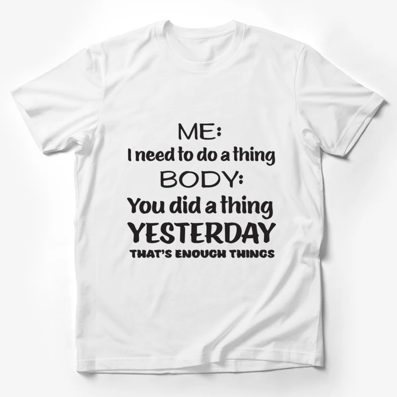 Conversation humoristique sur la procrastination Homme T-Shirt