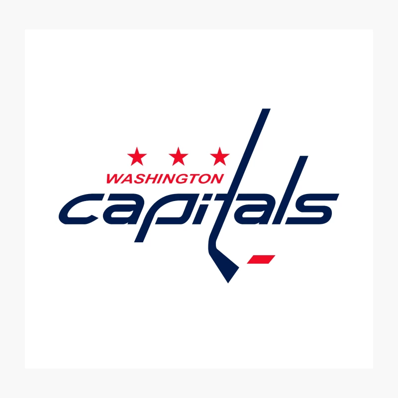 Washington Capitals NHL Team Logo Throw Pillow
