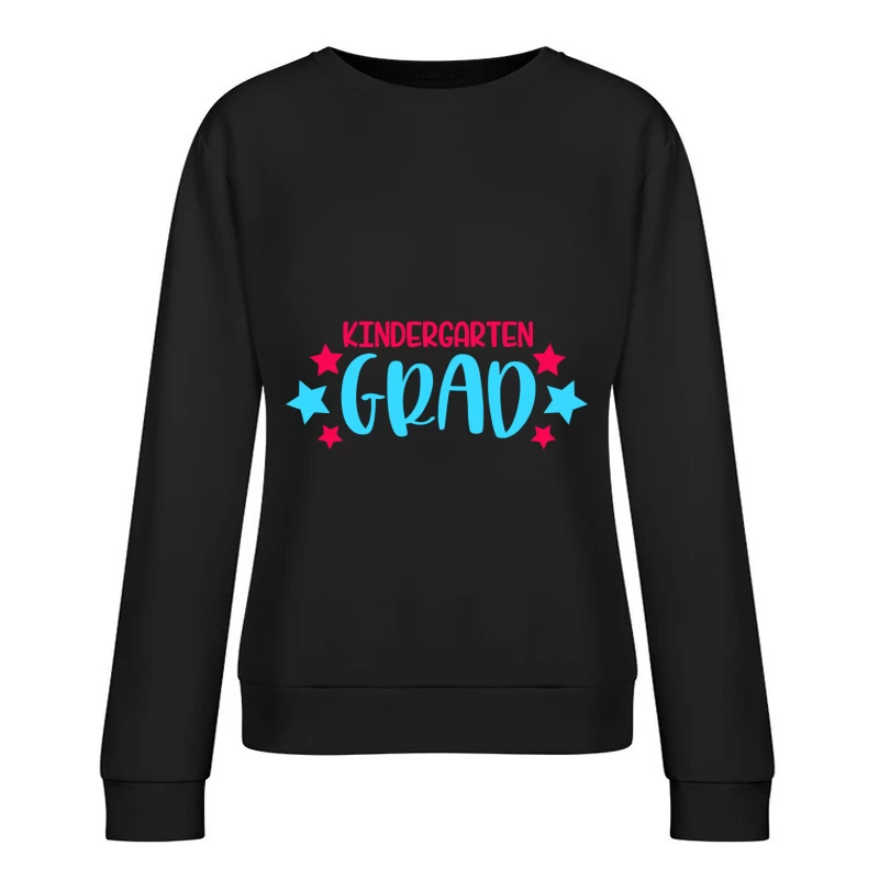 Diplômé de la maternelle festif avec étoiles Femme Sweat-shirt à enfiler