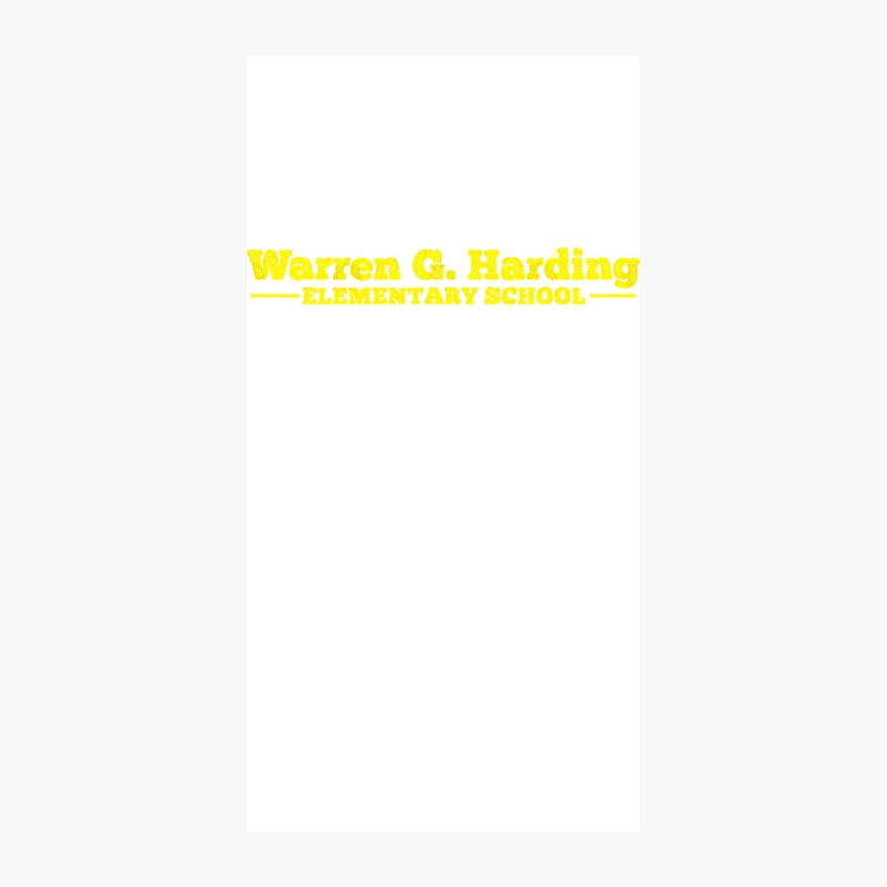 Warren G Harding Elementary School iPhone Case