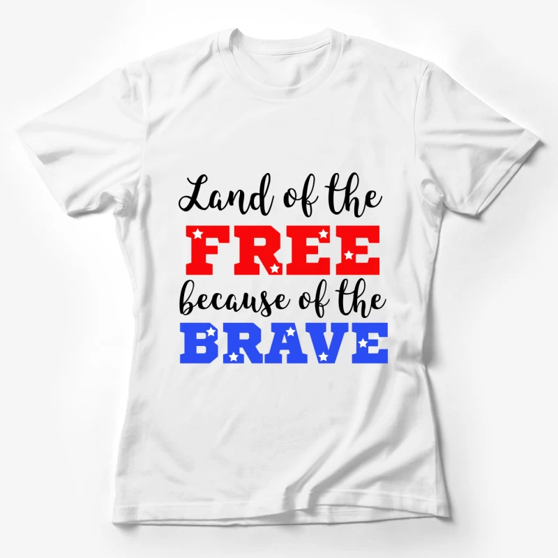 Design USA : Liberté et Courage Femme T-Shirt