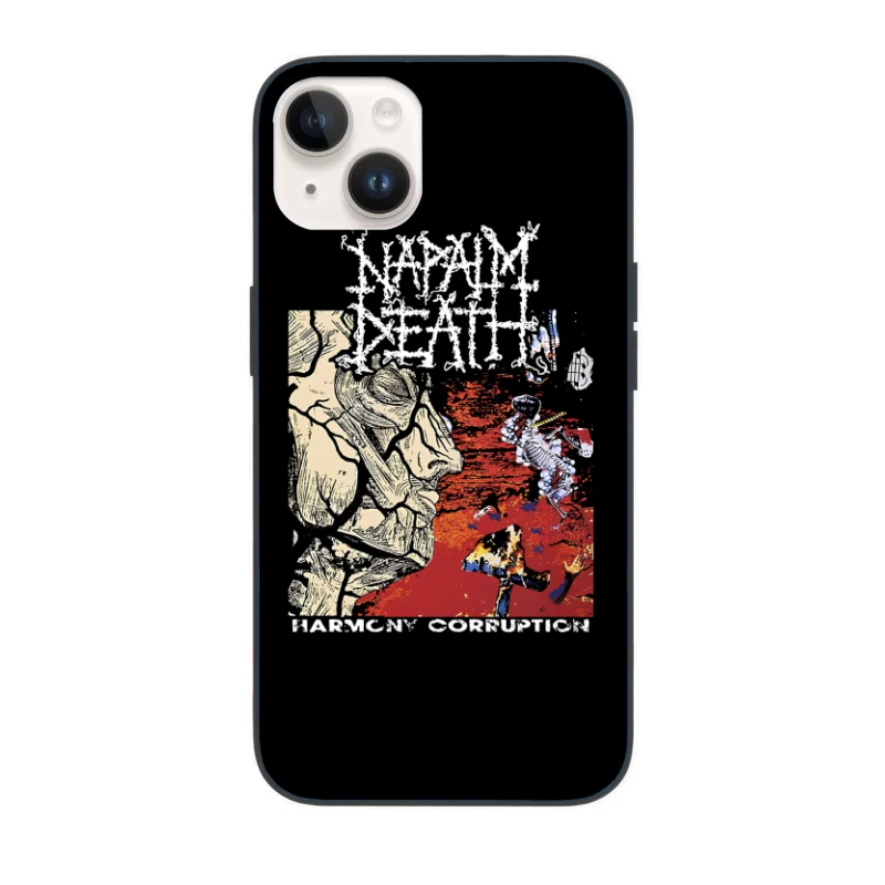 Napalm Death Harmony Coruption iPhone Case