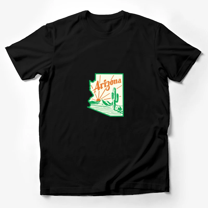 Arizona Wüste mit Sonnenuntergang Herren T-Shirt