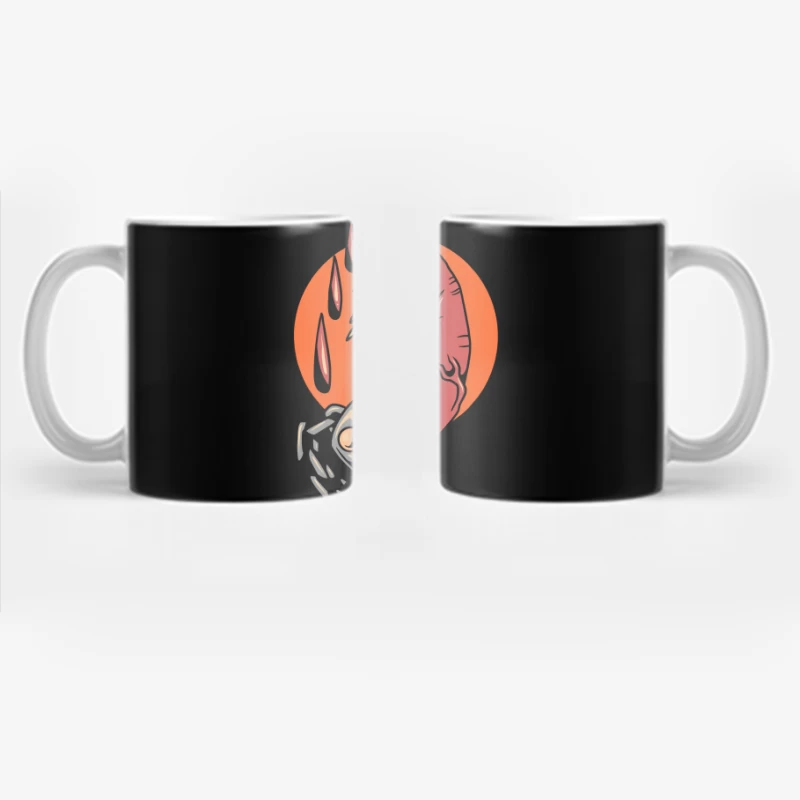 Gory Hand Breaking Free from Chains Coffee Mug