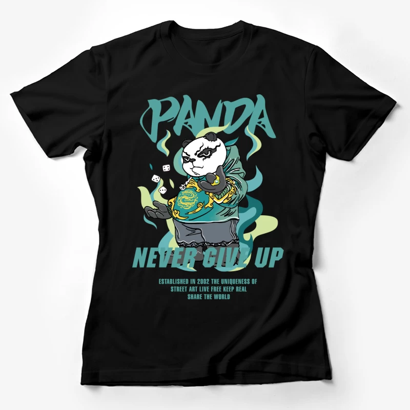 Panda Street Art Inspiration Damen T-Shirt