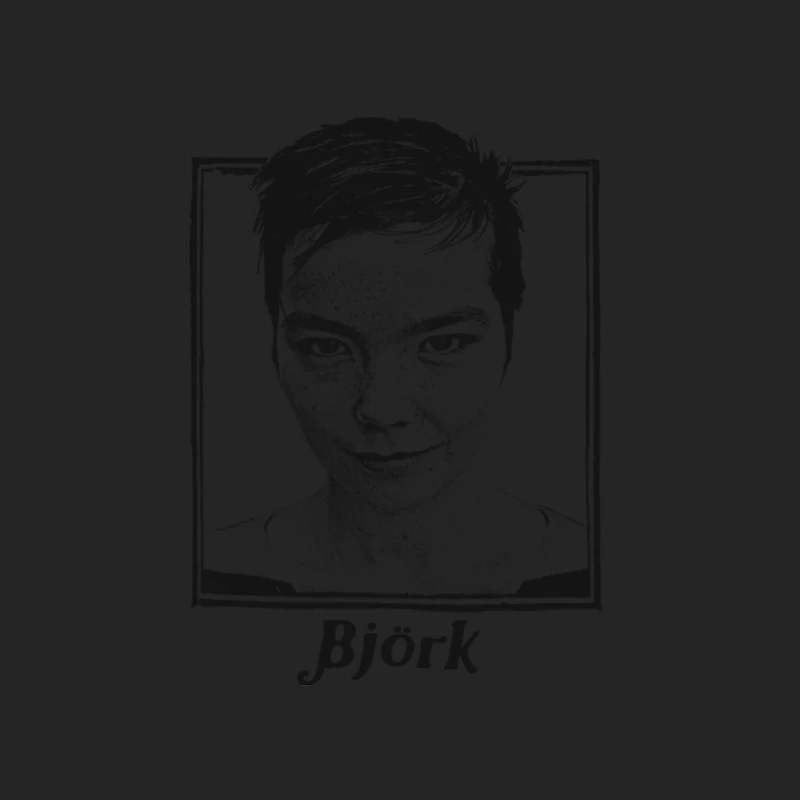 Bjork  Retro Fan Design Male Pullover Sweatshirt