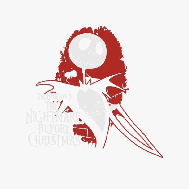 The Nightmare Before Christmas Dark Love Cotton Tote Bag