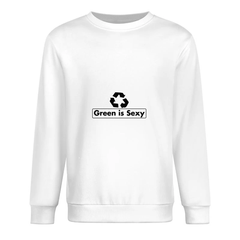 Chic écologique avec le recyclage Homme Sweat-shirt à enfiler
