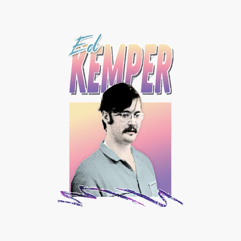 Ed Kemper Aesthetic Retro Styled Design Cotton Tote Bag