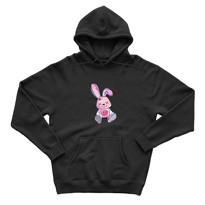 Niedliches Häschen-Spielzeug mit Nähten Herren Pullover Hoodie