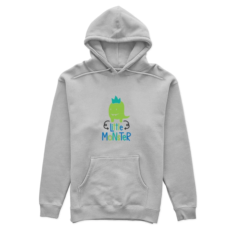 Monstre mignon avec couronne bleue Femme Sweat à capuche