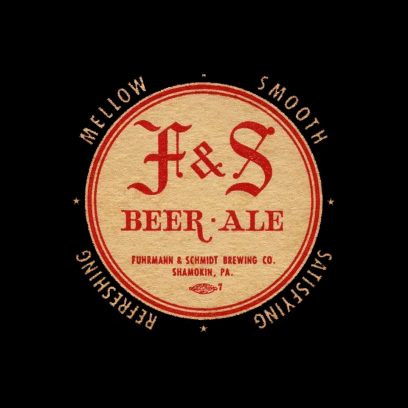 F and S Beer Ale Pin