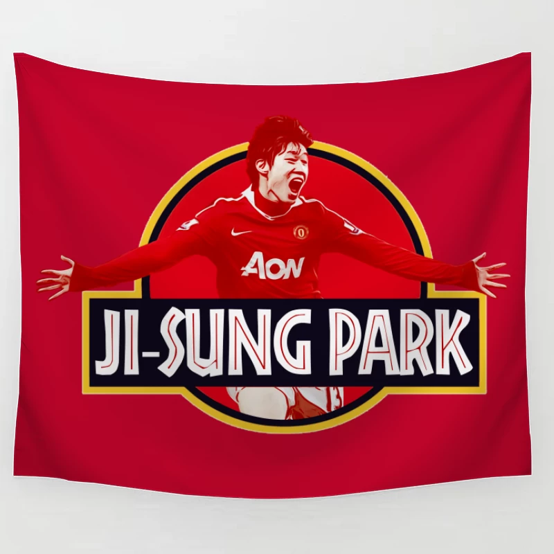 Retro Man United - PARK JI SUNG Tapestry