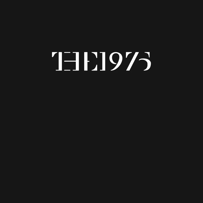 THE 1975 BLACK Desk Mat
