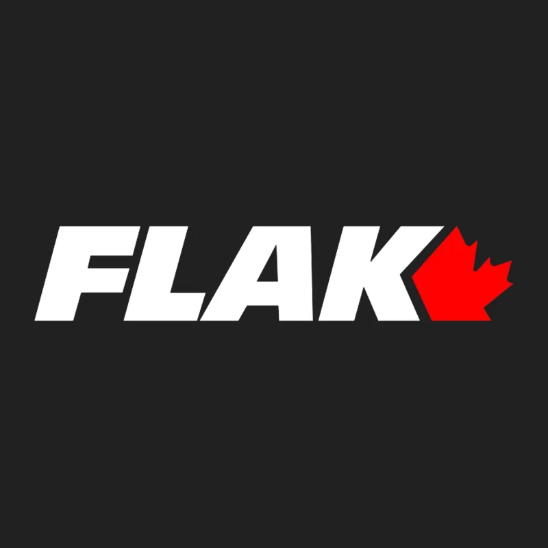Minimalist Flak Logo with Red Accent Bucket Hat