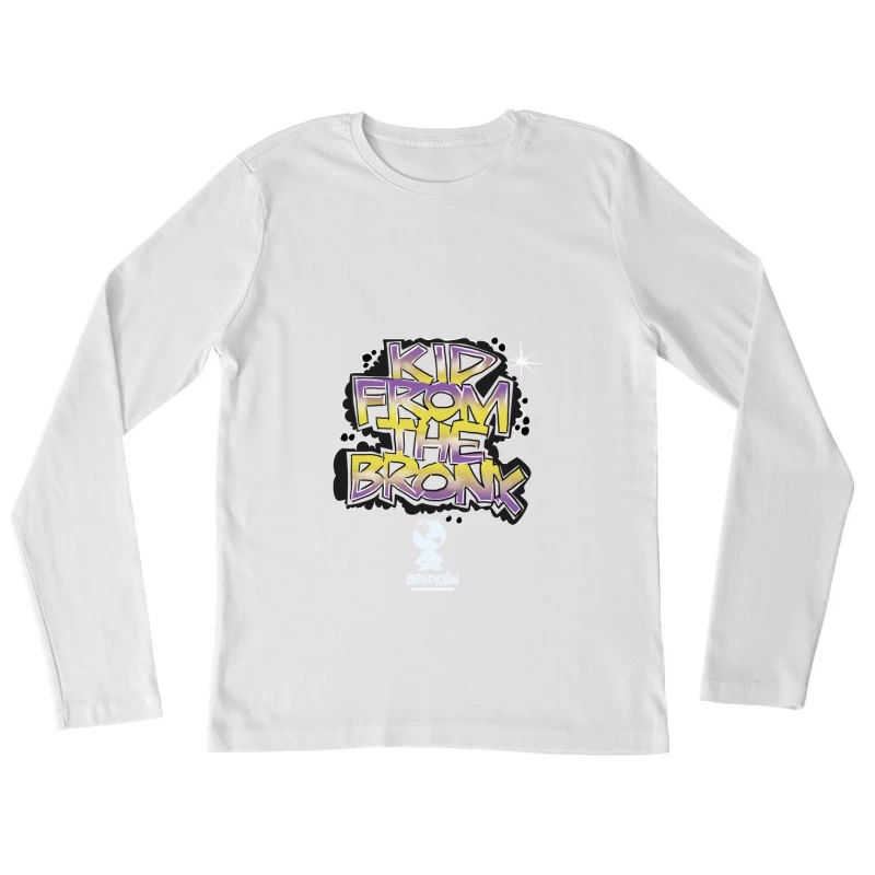 Urbaner Graffiti-Stil aus der Bronx Damen Langarm T-Shirt