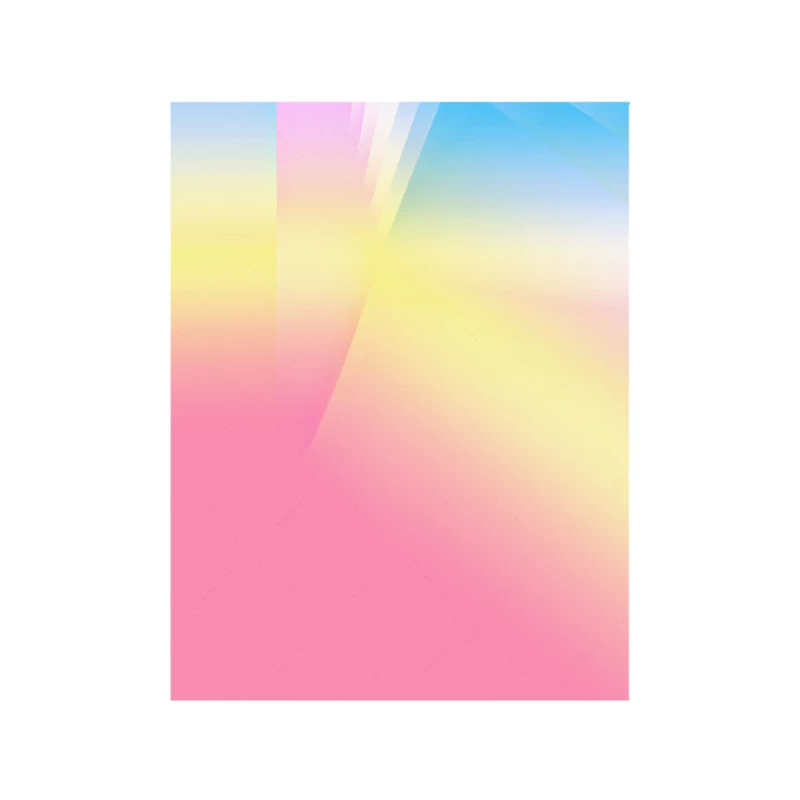 Aesthetic Rainbow Fade Original Abstract Wall Art Tapestry