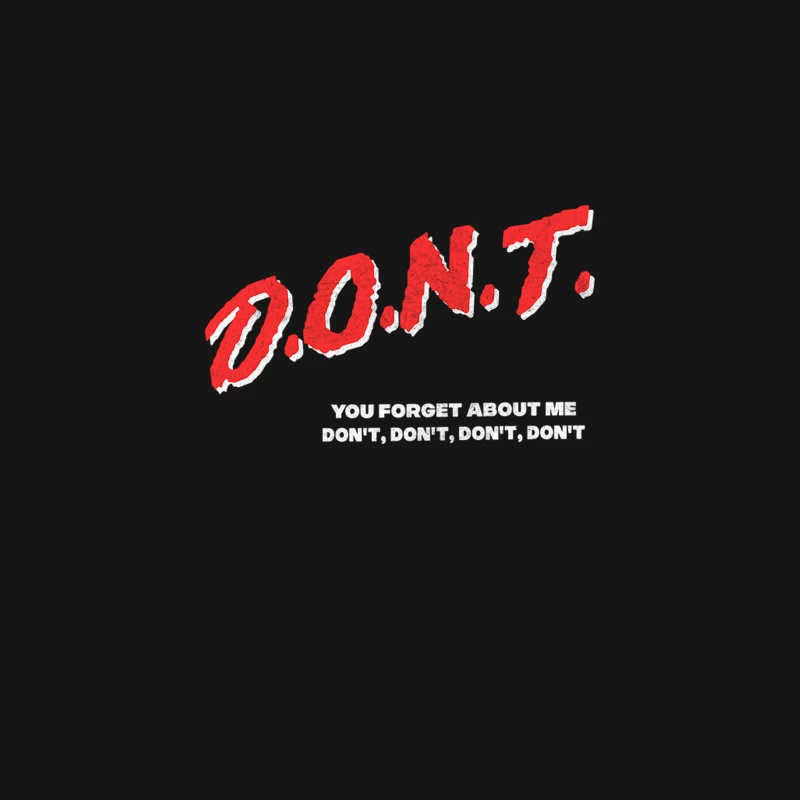 Don_t You Forget About Me  80s Meme DARE Parody Design Desk Mat