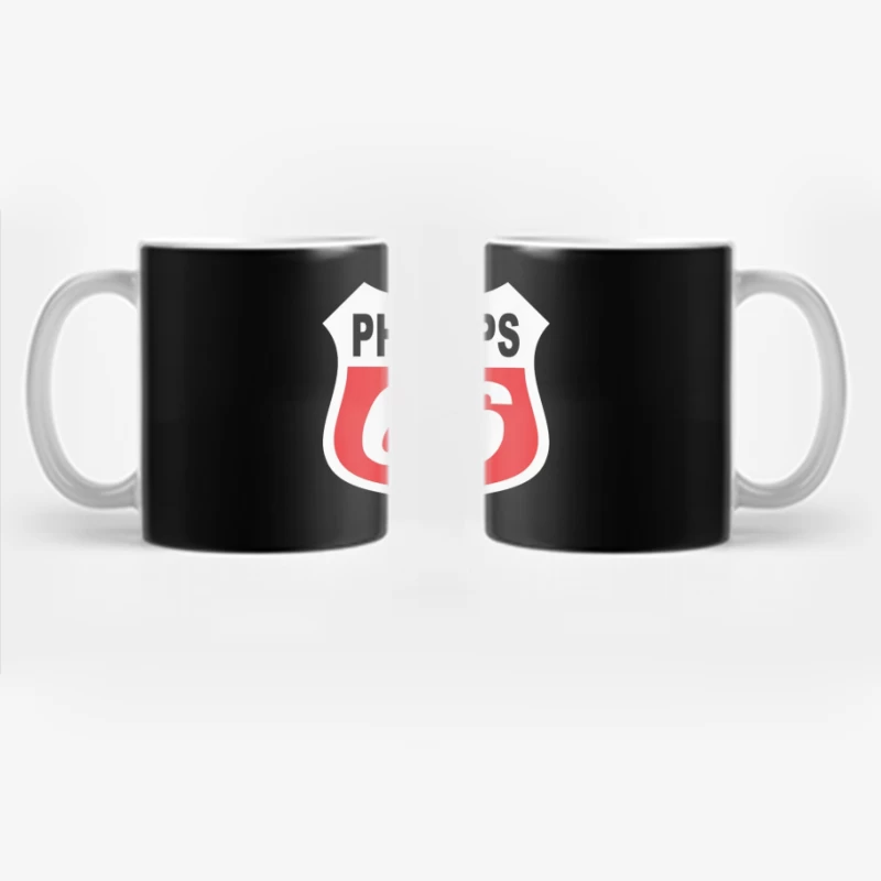 Phillips 66 Classic Shield Logo Design Coffee Mug