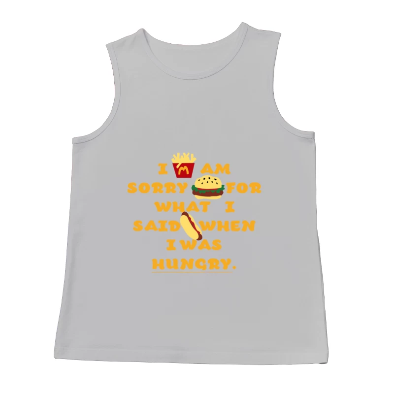 Entschuldigung für Gespräche beim Hunger Herren Tanktops