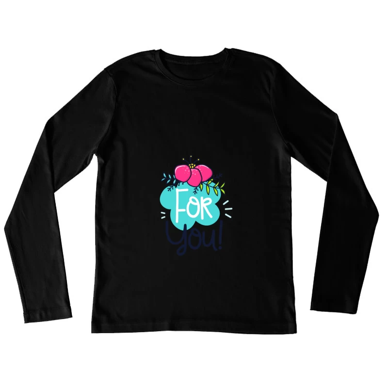 Conception Florale pour Vous Femme Manches Longues T-Shirt