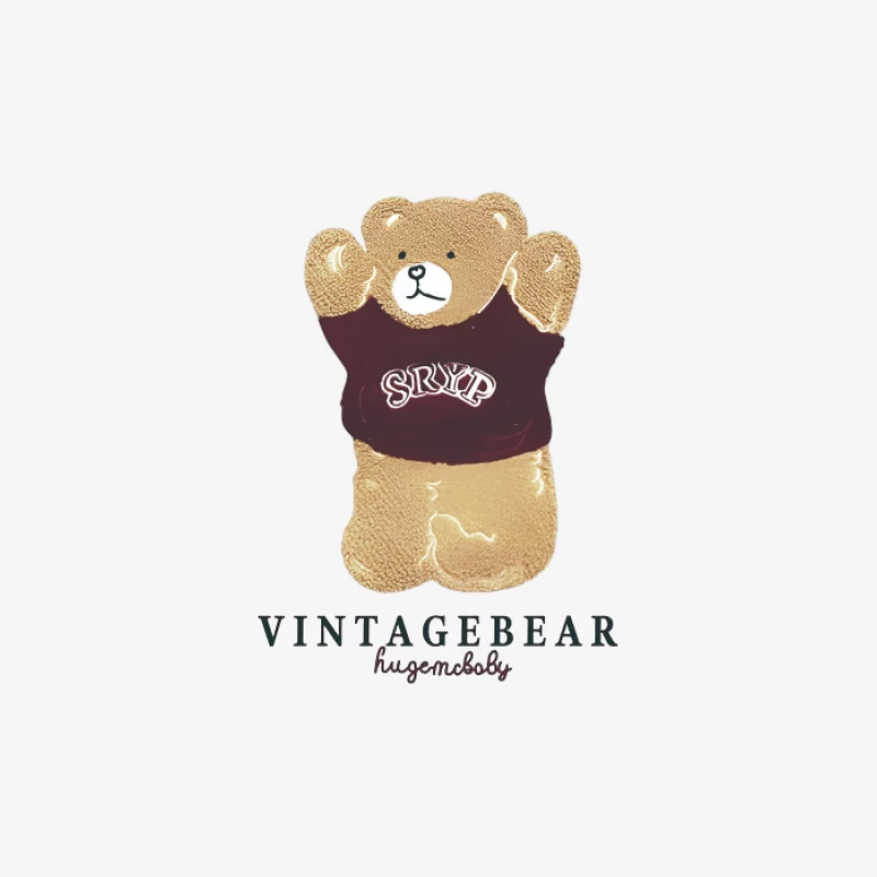 Graphique d'Ours Vintage avec Sweat Femme Sweat-shirt à enfiler
