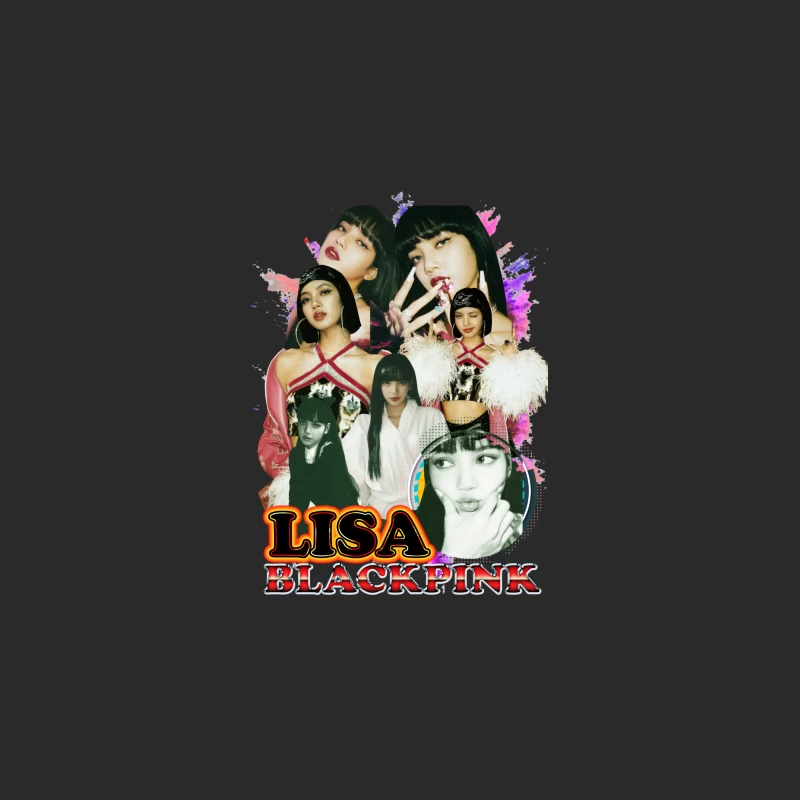 Collage of Lisa from BLACKPINK Baseball Cap