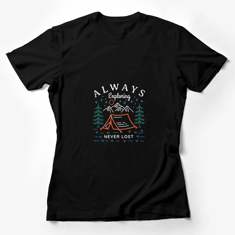 Erkundung und Camping-Abenteuer Damen T-Shirt