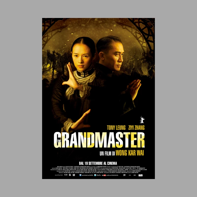Grandmaster: Epic Chinese Martial Arts Drama Poster Male Pullover Hoodie