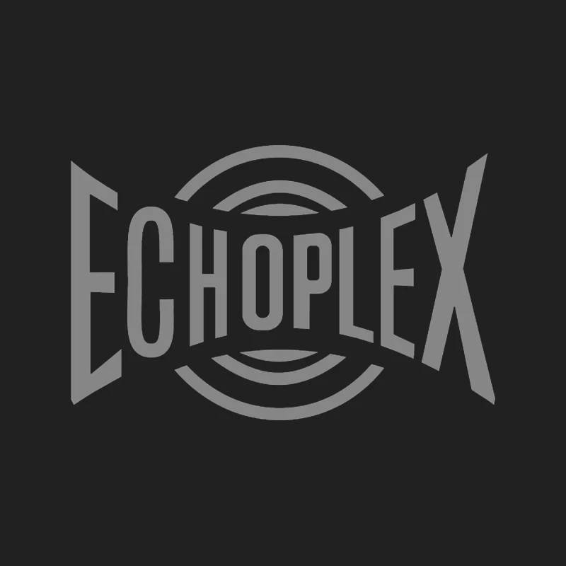 Echoplex Vintage Audio Brand Logo Design Bucket Hat