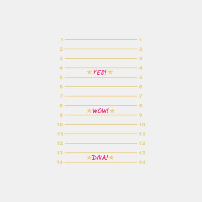 Yes Wow Diva Length Check Male Tank Top