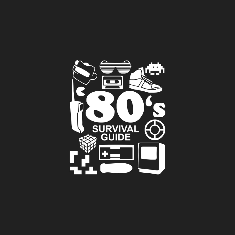 80s Survival Guide Cassette High Bucket Hat