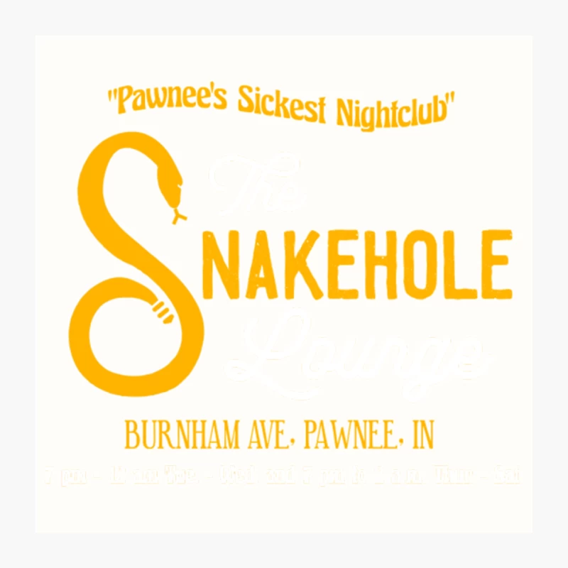 The Snakehole Lounge from Parks and Recreation Pin