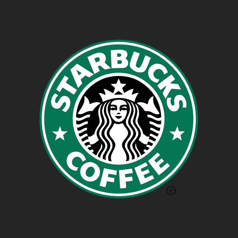 Iconic Green Circular Starbucks Coffee Logo Female Pullover Sweatshirt