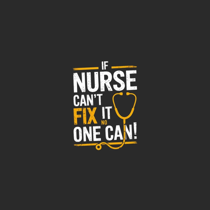 Motivational Medical Typography with Yellow Stethoscope Baseball Cap