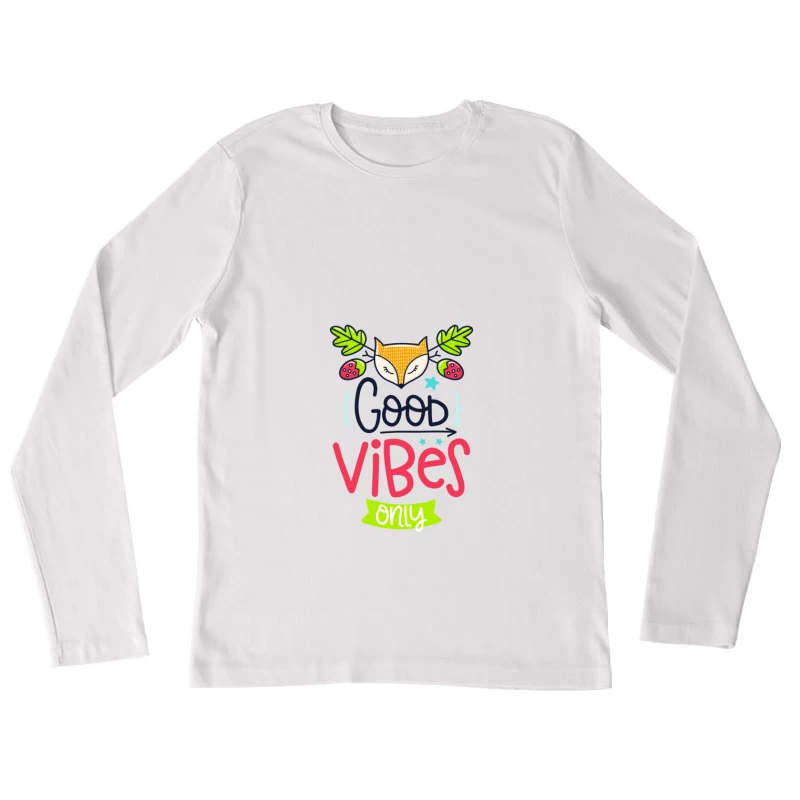 Bonnes Vibrations Animales Femme Manches Longues T-Shirt