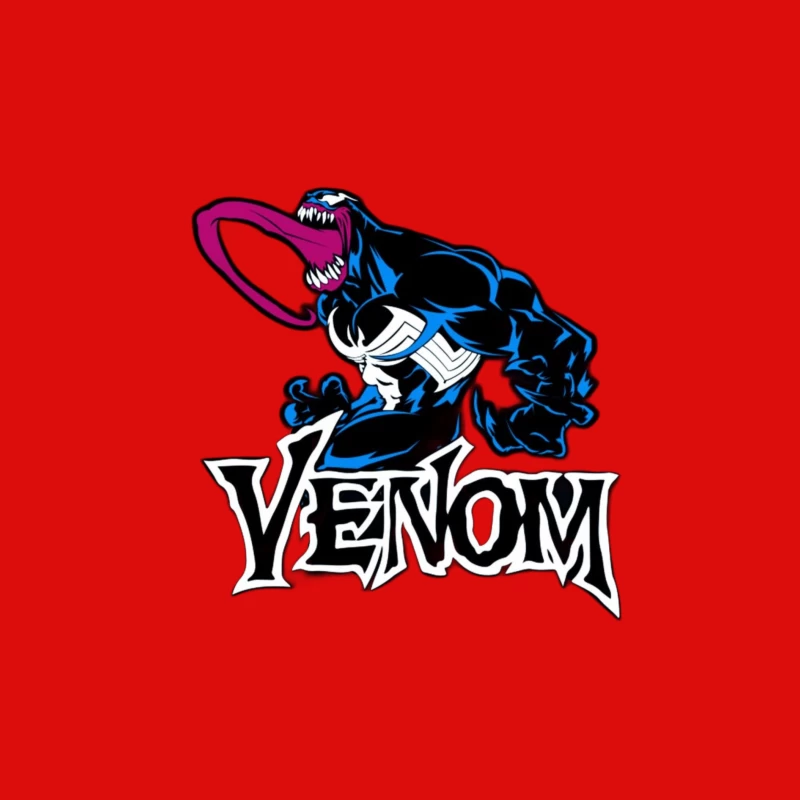 Venom Comic Character Illustration Male Tank Top