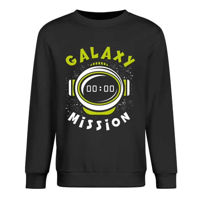Weltraummission Countdown Herren Pullover Sweatshirt