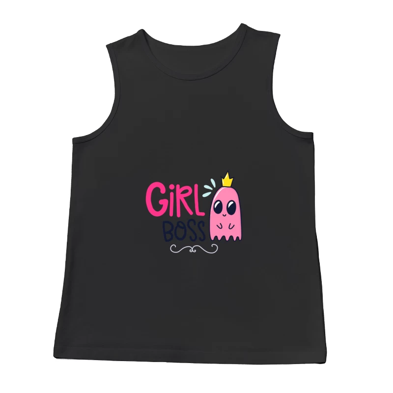 Design de Couronne et Fantôme 'Girl Boss' Homme Débardeur