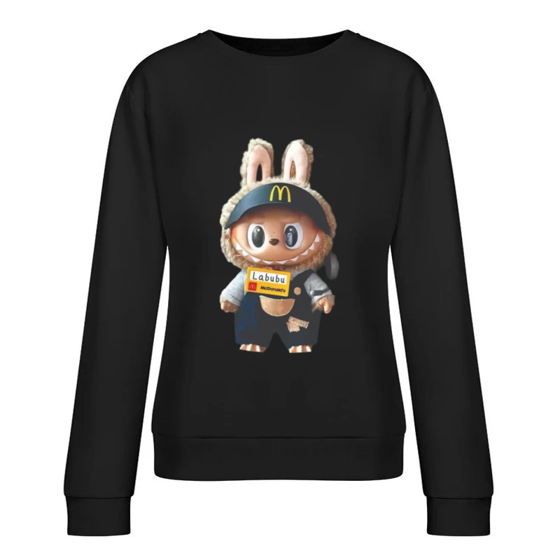 Labubu McDonalds Spielzeugfigur Damen Pullover Sweatshirt