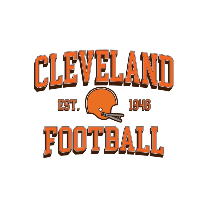 Cleveland Browns NFL Football Team Vintage Logo Est. 1946 Pin