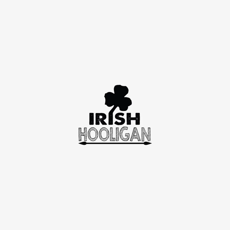 Design de lutin irlandais avec trèfle Homme Manches Longues T-Shirt