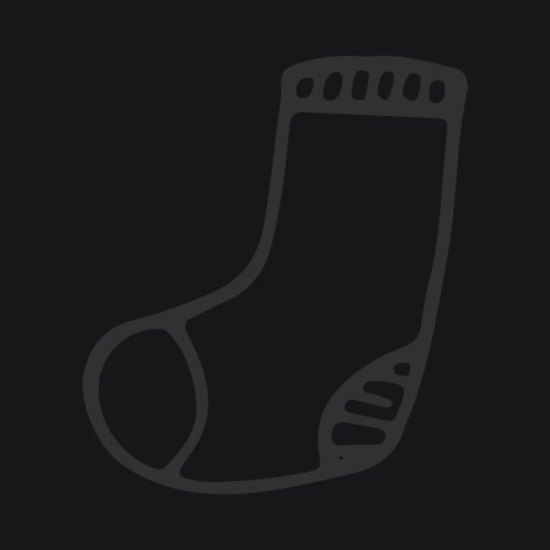 Icône de chaussette minimaliste Femme Sweat à capuche