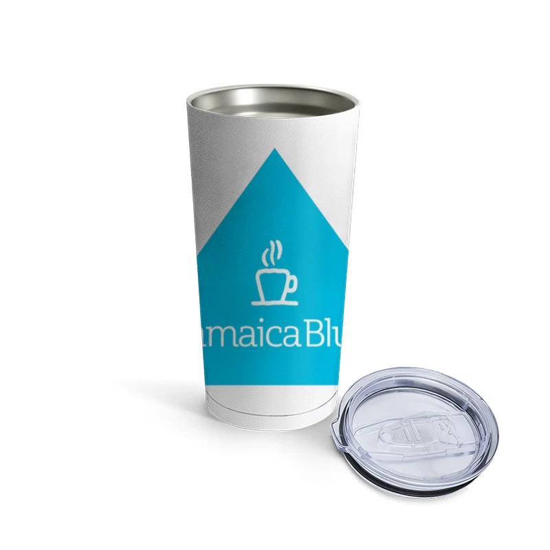 Jamaica Blue Coffee Brand Triangle Logo Travel Mug