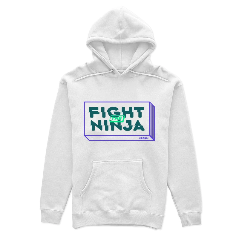 Kampf gegen den Ninja Logo Design Damen Pullover Hoodie
