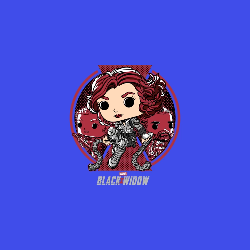Marvel Black Widow Character Art iPhone Case
