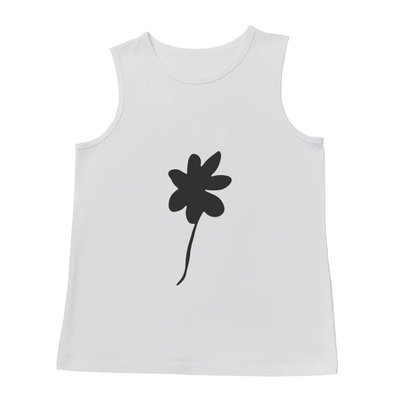Silhouette de fleur Homme Débardeur